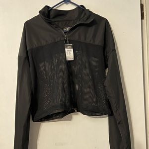 Black cropped jacket